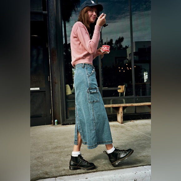 Brandy Melville Skirts Brandy Melville Kenzie 9s Denim Skirt Poshmark